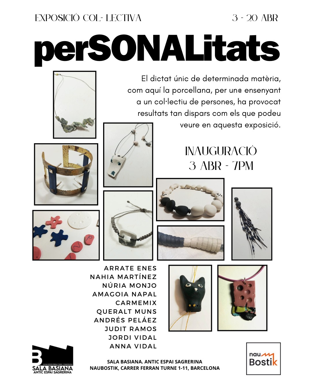 Exposició col.lectiva: perSONALitats