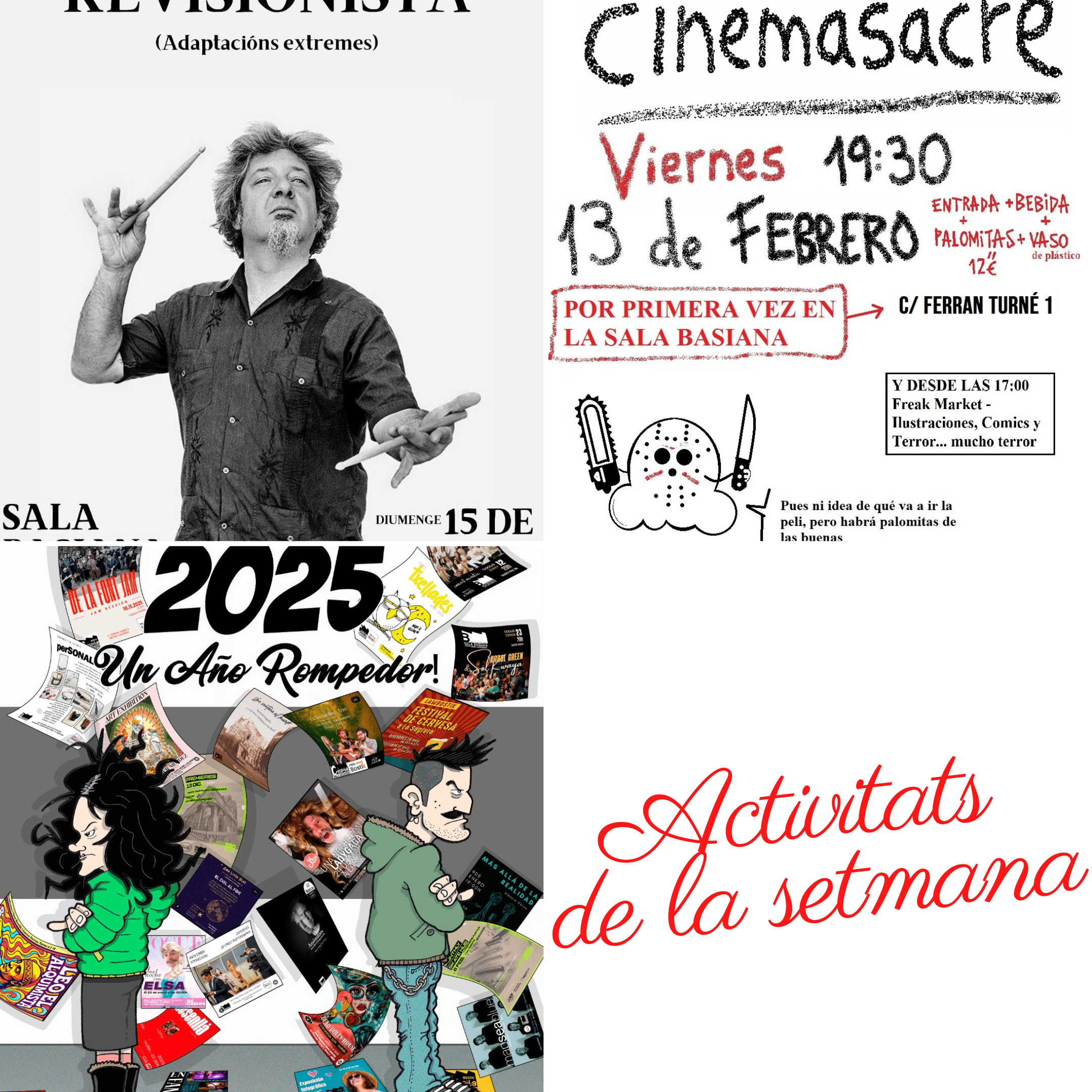 Activitats de la setmana: Expo Tercer Aniversari, cine i concert