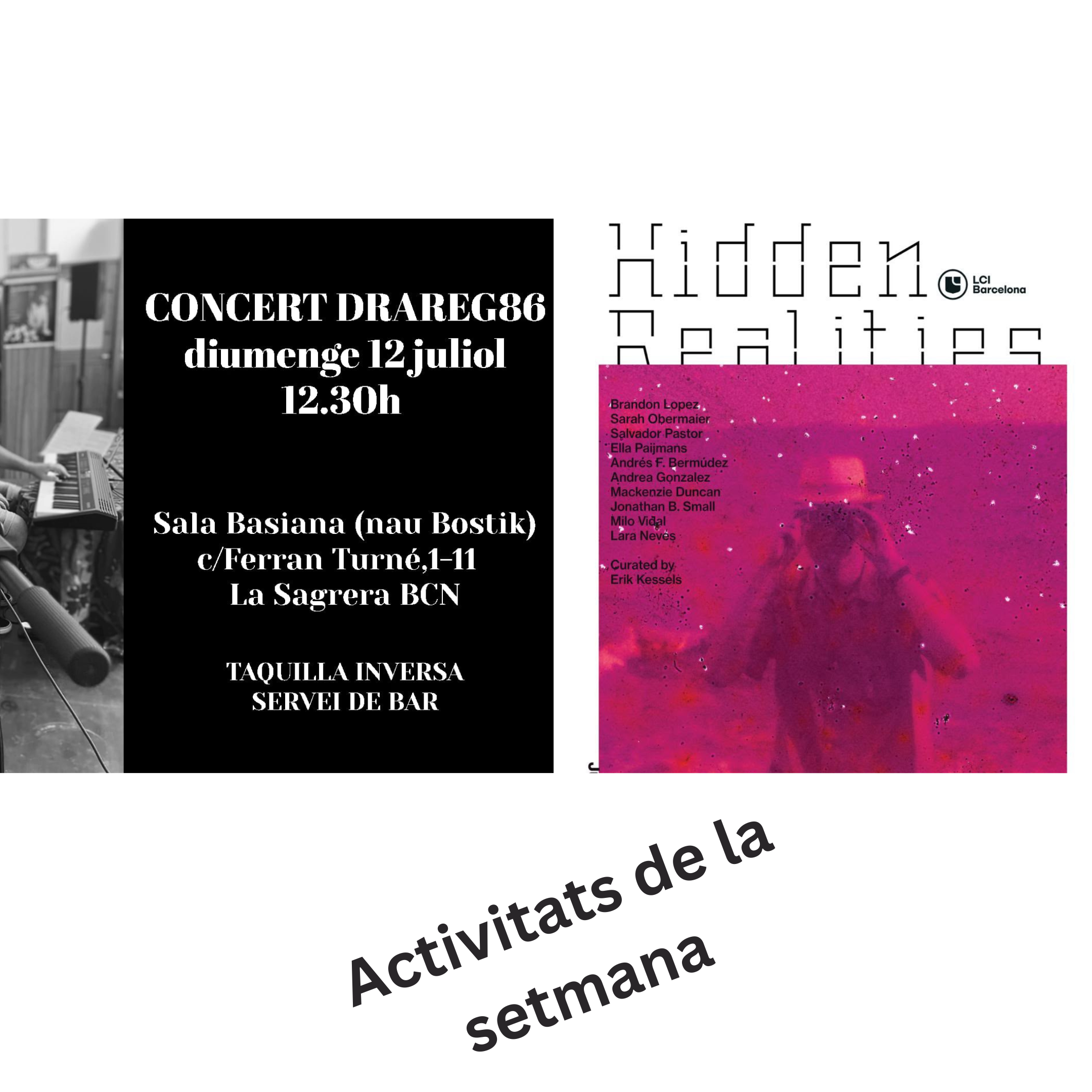 Activitats de la setmana: expo i concert